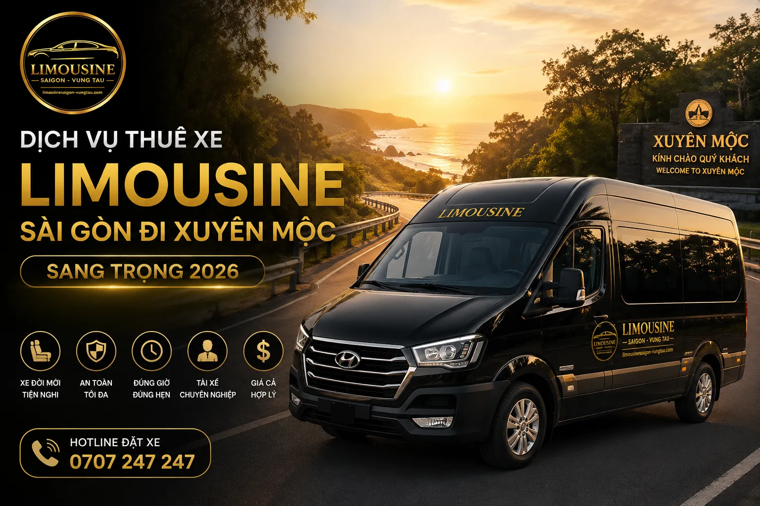 Giải Pháp Di Chuyển Thông Minh Khi Thuê Xe Limousine Sài Gòn Đi Xuyên Mộc