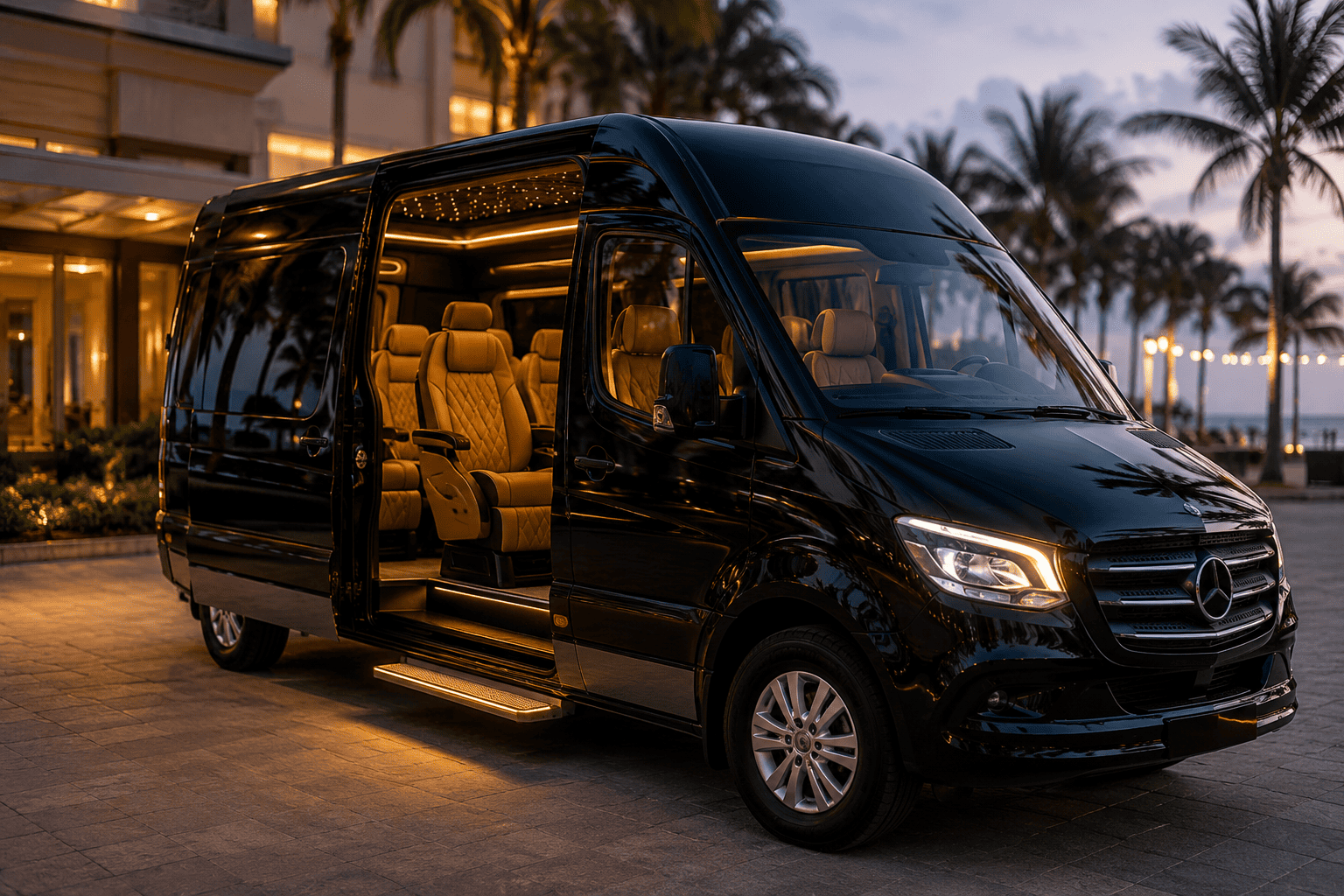 thuê xe limousine 12 chỗ Sài Gòn đi Phước Hải