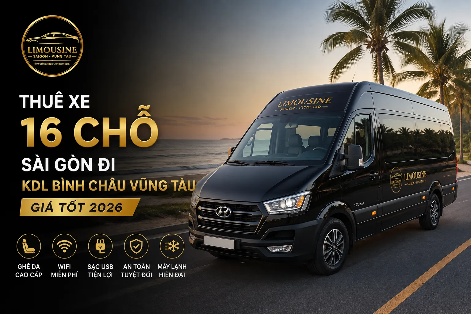 Vì sao nên chọn xe 16 chỗ đi Bình Châu thay vì xe nhỏ?