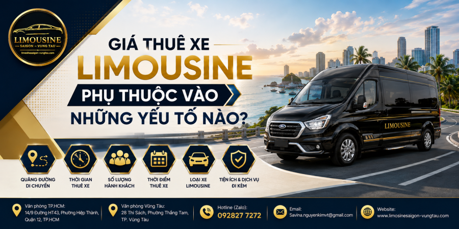 Giá Thuê Xe Limousine Phụ Thuộc Vào Những Yếu Tố Nào?