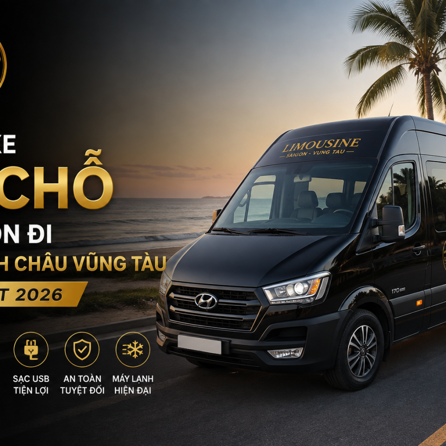 Thuê Xe 16 Chỗ Sài Gòn Đi KDL Bình Châu Vũng Tàu Giá Tốt 2026