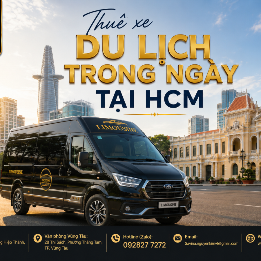 Thuê xe du lịch trong ngày tại HCM: Trải nghiệm tuyệt đỉnh 2026