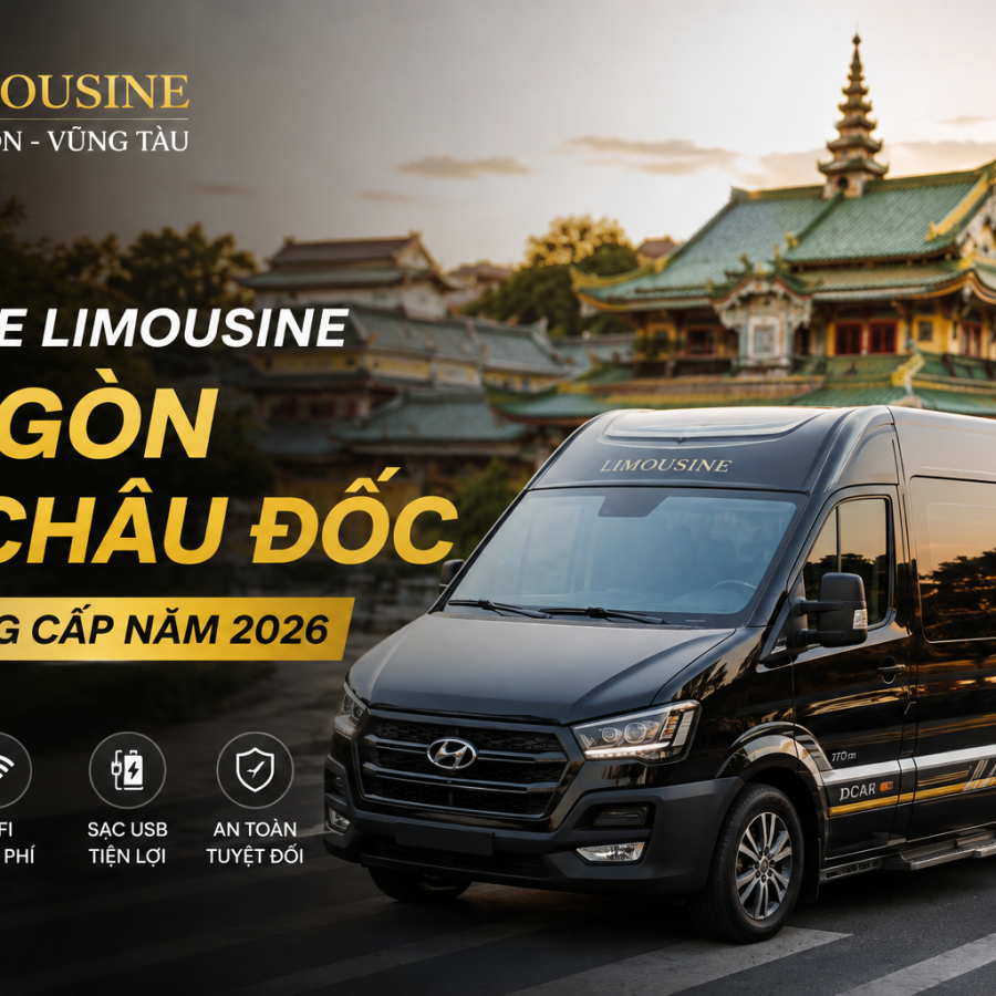Thuê Xe Limousine Sài Gòn Đi Châu Đốc VIP Đẳng Cấp Năm 2026